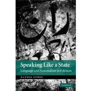 Speaking Like a State
