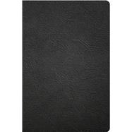 CSB Large Print Thinline Bible, Holman Handcrafted Collection, Black Premium Goatskin