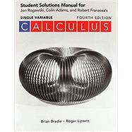 Student Solutions Manual for Calculus: Late Transcendentals Single Variable