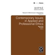 Contemporary Issues in Applied and Professional Ethics