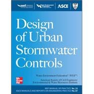 Design of Urban Stormwater Controls, MOP 23 MOP 23