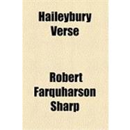 Haileybury Verse