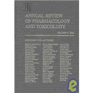 Annual Review of Pharmacology and Toxicology 2004