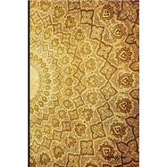Journal Daily Golden Mandala Tapestry Lined Blank