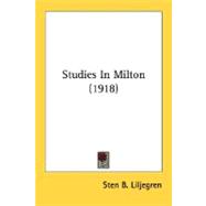 Studies In Milton
