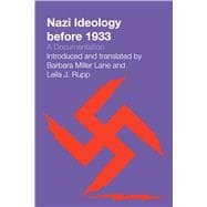Nazi Ideology Before 1933