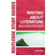 Writing About Literature: Essay and Translation Skills for University Students of English and Foreign Literature