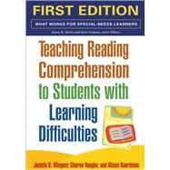 Teaching Reading Comprehension to Students with Learning Difficulties, First Ed