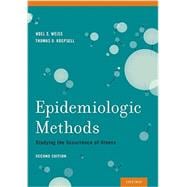 Epidemiologic Methods Studying the Occurrence of Illness
