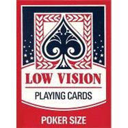 Low Vision Playing Cards: Poker Size