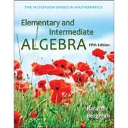 Elementary and Intermediate Algebra,9780073384467