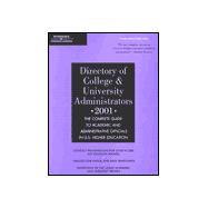 Peterson's Directory of College & University Administrators 2001