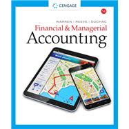 CengageNOWv2, 1 term Printed Access Card for Warren/Reeve/Duchac’s Financial & Managerial Accounting, 14th