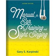 Manual for Ear Training and Sight Singing (SP)