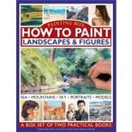 How To Paint:  Landscapes & Figures A Painting Box Set of Two Hardback Books