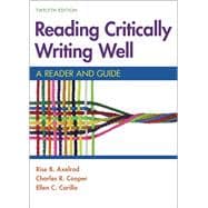 Reading Critically, Writing Well