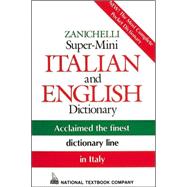 Zanichelli Super-Mini Italian and English Dictionary