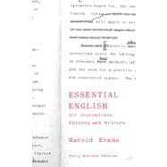Essential English for Journalists, Editors and Writers