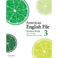 American English File 3 Student Book,9780194774482