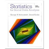 Statistics for Social Data Analysis,9780875814483