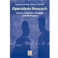 Operations Research: Deterministische Modelle Und Methoden