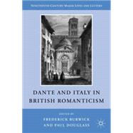 Dante and Italy in British Romanticism