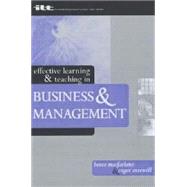 Effective Learning and Teaching in Business and Management