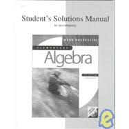 Student's Solutions Manual for use with Elementary Algebra