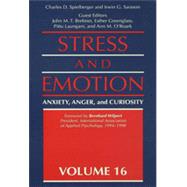 Stress And Emotion: Anxiety, Anger, & Curiosity