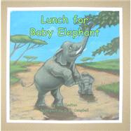 Lunch for baby elephant