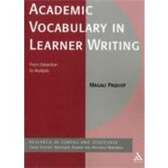 Academic Vocabulary in Learner Writing From Extraction to Analysis