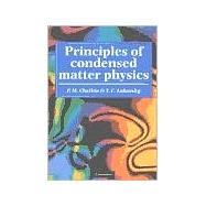 Principles of Condensed Matter Physics,9780521794503