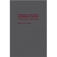 Contributions to the Theory and Application of Statistics : A Volume in Honor of Herbert Solomon