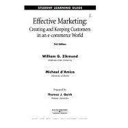 Student Learning Guide to Accompany Effective Marketing