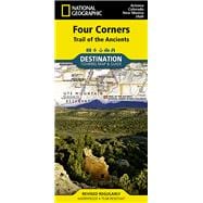 National Geographic Destination Map Four Corners Region