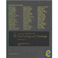Annual Review of Pharmacology and Toxicology 2010
