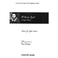Byrd, W Mass for 4 Voices SATB VSc