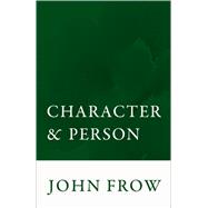 Character and Person