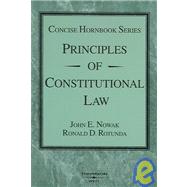 Principles of Constitutional Law, 2004, the Concise Hornbook Series