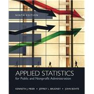 Applied Statistics for Public and Nonprofit Administration