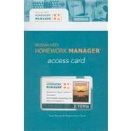 Homework Manager Card to accompany Intermediate Accounting book cover, ISBN 9780073324524