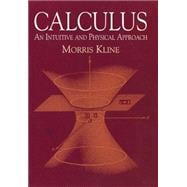 Calculus An Intuitive and Physical Approach (Second Edition)