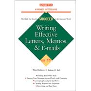 Writing Effective Letters, Memos, and E-Mails