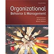 Organizational Behavior and Management,9781259894534