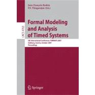 Formal Modeling and Analysis of Timed Systems: 5th International Conference, Formats 2007, Salzburg, Austria, October 3-5, 2007, Proceedings