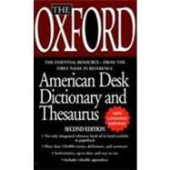 The Oxford American Desk Dictionary Andthesaurus, Second Edition