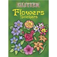 Glitter Flowers Stickers