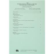 Spiritual Intelligence: A Special Issue of the International Journal for the Psychology of Religion