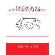 Bloodhound Coloring Calendar
