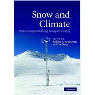 Snow and Climate: Physical Processes, Surface Energy Exchange and Modeling